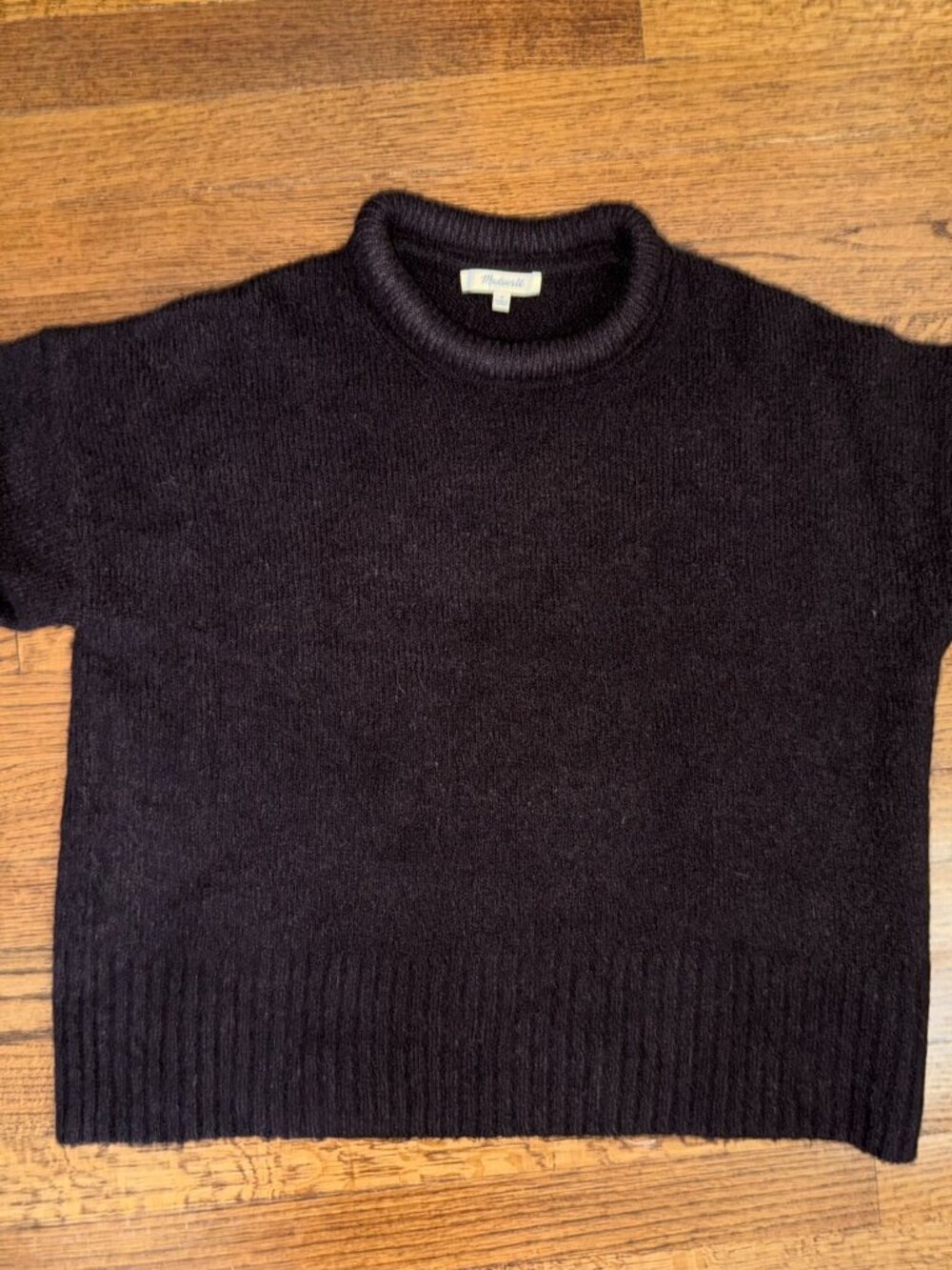 EUC - Madewell Drop Shoulder Roll Neck Pullover Sweater